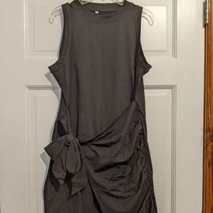 Little Black Tank-Top Mini Dress Size L